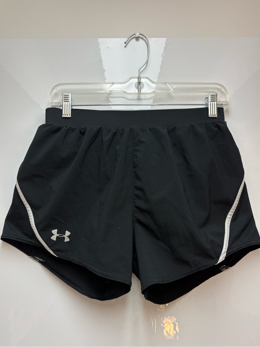 Under Armour Fly By 2.0 Running Shorts Women’s Small Black Athletic Workout
